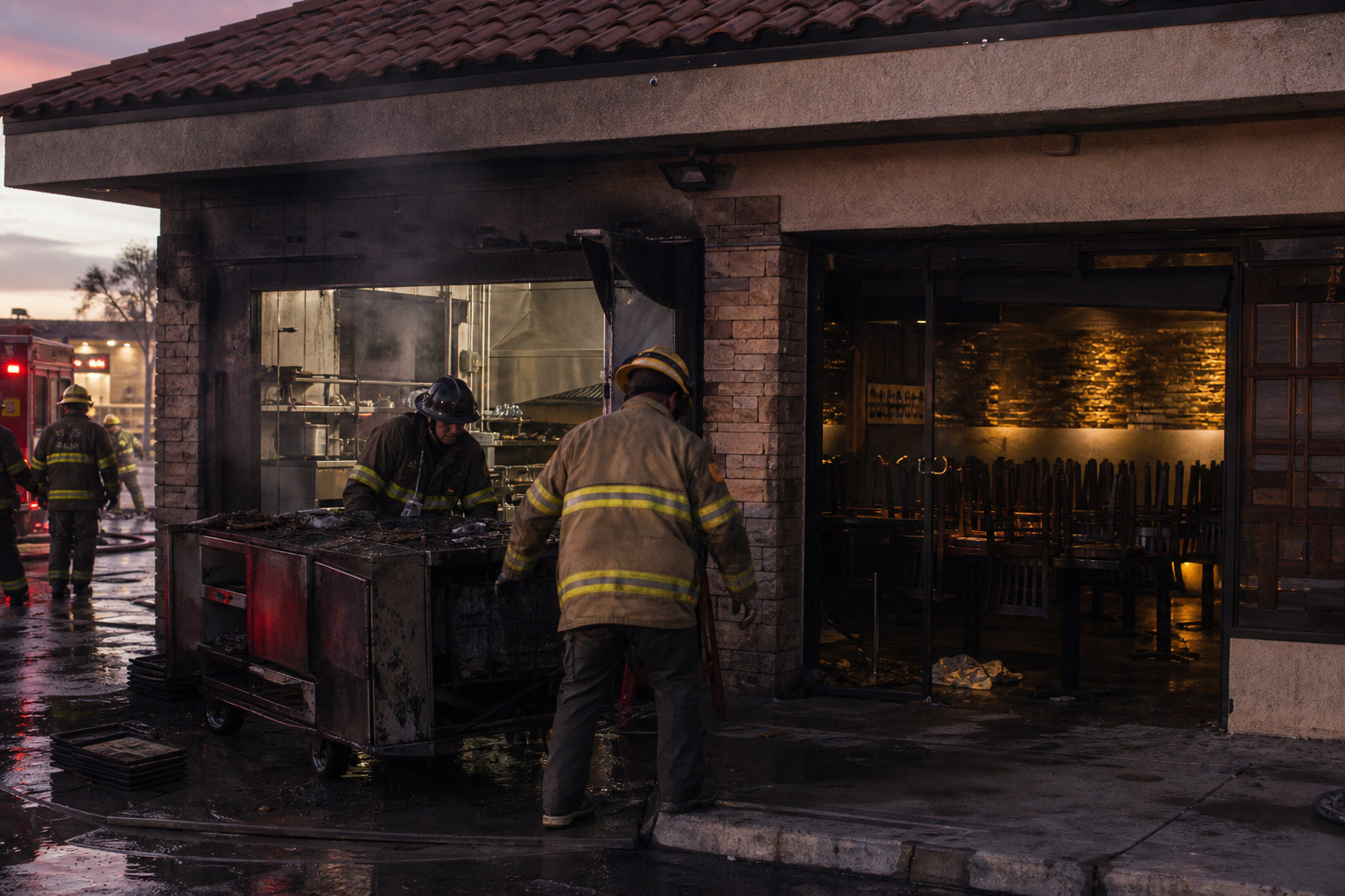 Kitchen fire forces temporary closure of former NFL player’s Las Vegas restaurant - KSNV