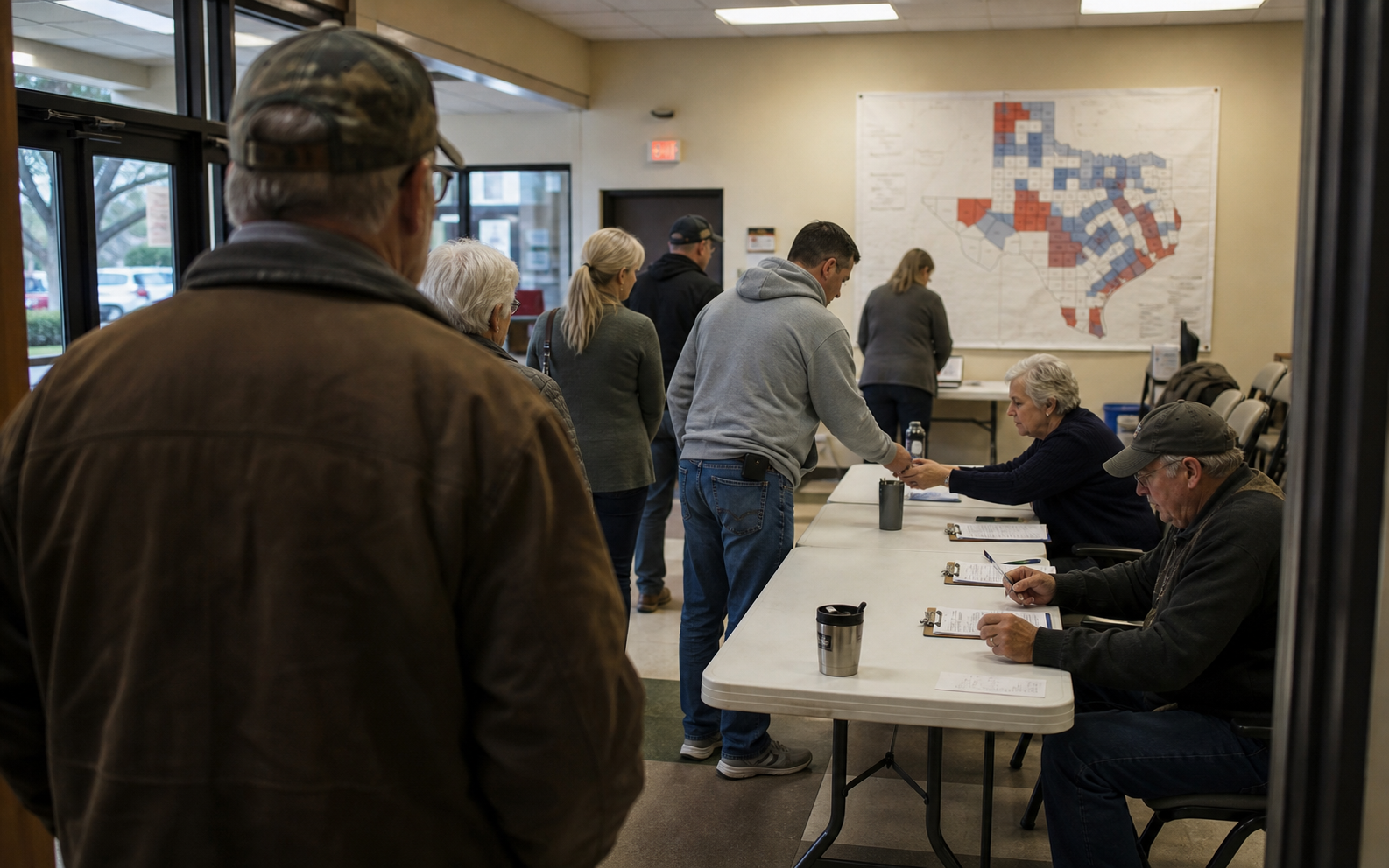 Early voting in John Cornyn-Ken Paxton GOP Senate runoff reveals divided turnout map - Dallas News